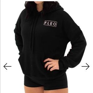 Brand New Fleo Black Hoodie Large